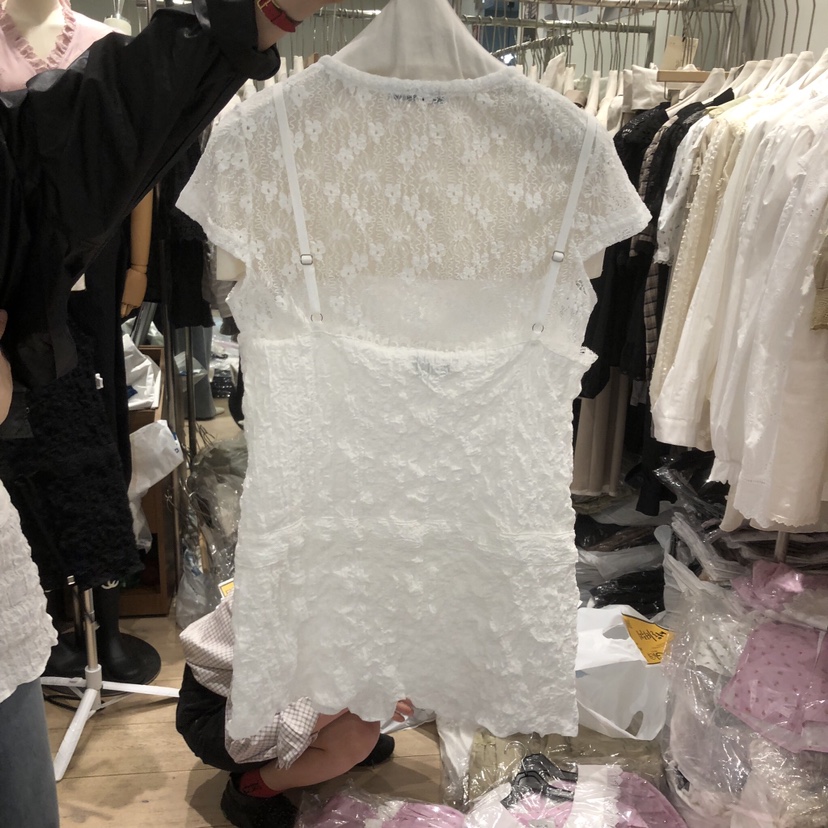 OGI韓國東大門代購女裝新款26春夏人氣休閑連衣裙不含內搭FLat OGI連衣裙