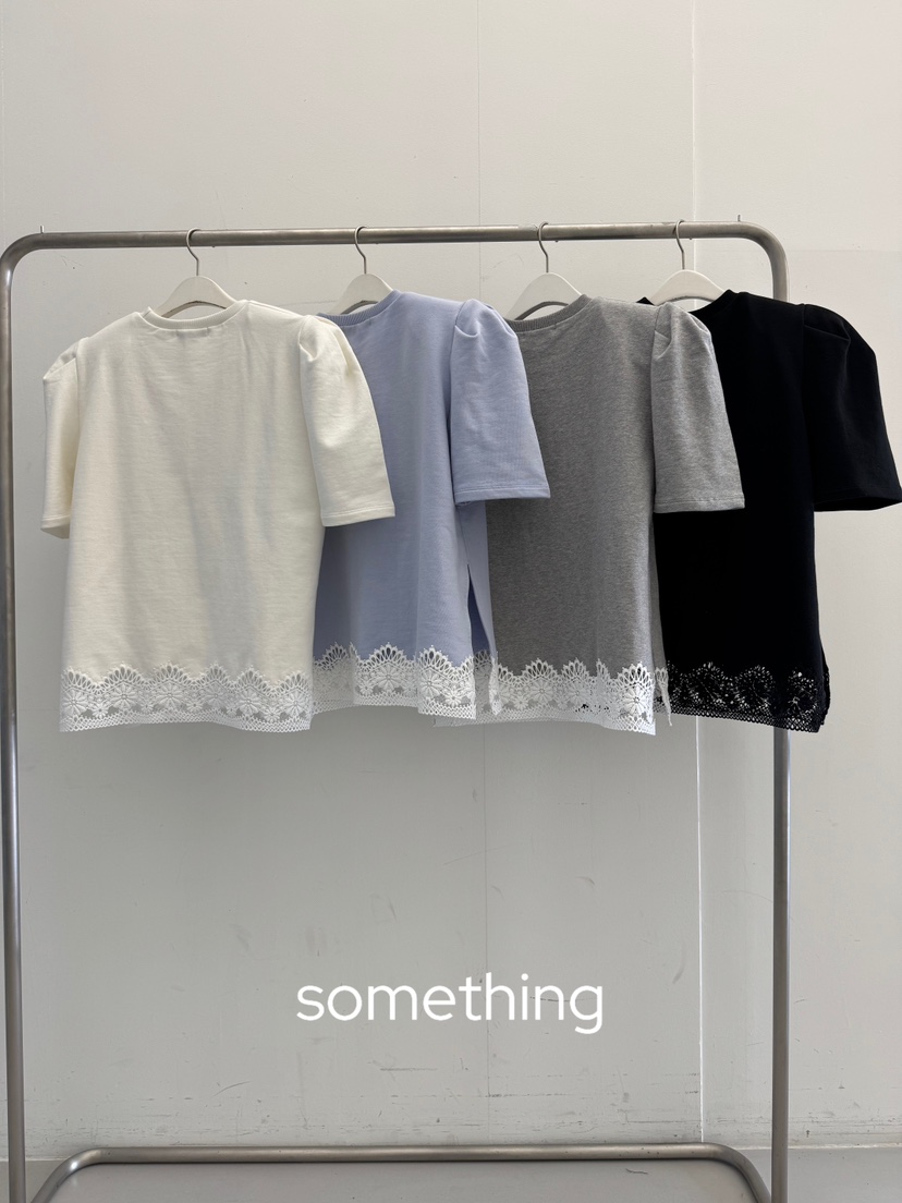 SOMETHING-L/FANCY韓國代購女士新品休閑熱賣襯衫蕾絲衫SOMETHING-L/FANCY襯衫/蕾絲衫