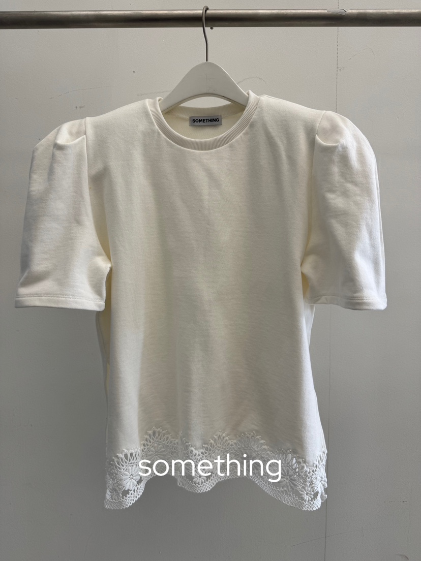 SOMETHING-L/FANCY韓國代購女士新品休閑熱賣襯衫蕾絲衫SOMETHING-L/FANCY襯衫/蕾絲衫圖色1