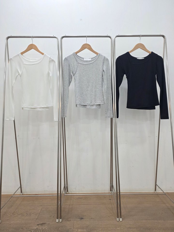 LE MIU韓國東大門代購女士新款職業推薦休閑26春夏長袖T恤LE_MIU長袖T恤