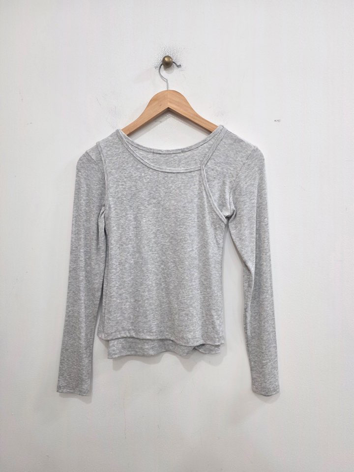 LE MIU韓國東大門代購女士新款職業推薦休閑26春夏長袖T恤LE_MIU長袖T恤