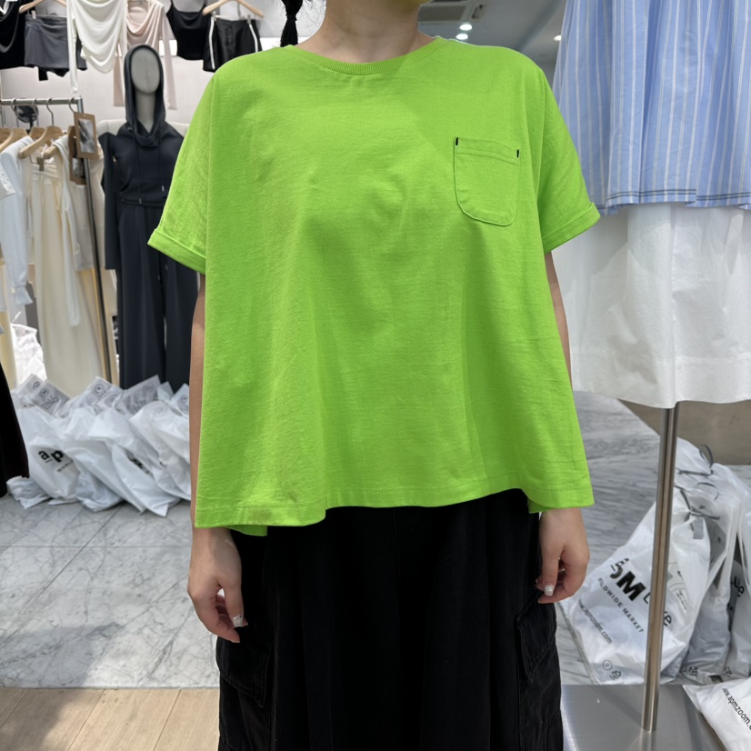 REVE-L韓國代購女裝新品推薦休閑26春夏時尚人氣T恤口袋REVE-LT恤圖色5