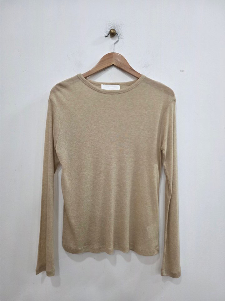 LE MIU韓國直郵實拍女士新款熱賣休閑26春夏人氣長袖T恤LE_MIU長袖T恤圖色2