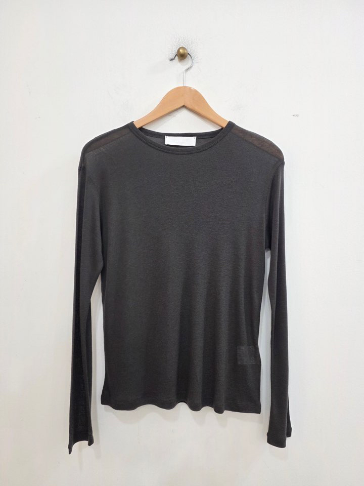 LE MIU韓國直郵實拍女士新款熱賣休閑26春夏人氣長袖T恤LE_MIU長袖T恤圖色11墨色