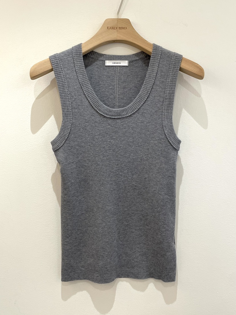 OBSESS韓國代購女士新款休閑26春夏推薦熱賣吊帶背心羅紋OBSESS/EARLY BIRD吊帶/背心圖色4
