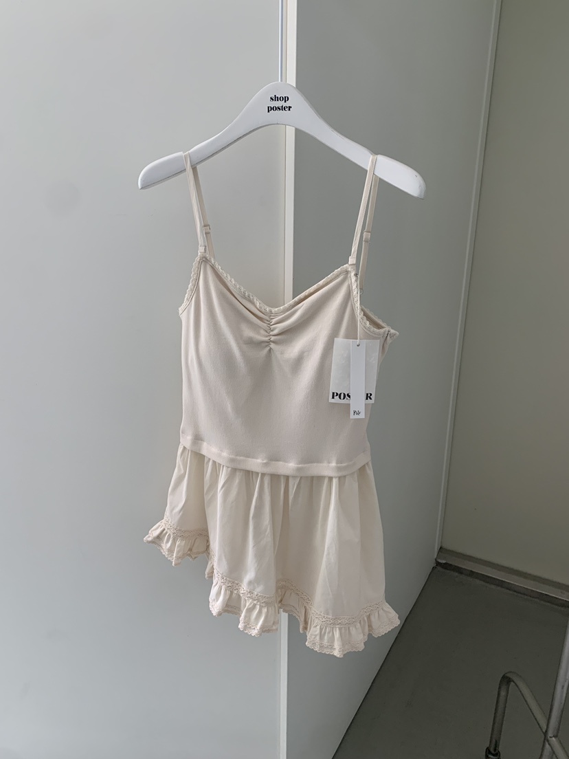 SHOP POSTER韓國東大門直郵女士新品人氣26春夏吊帶背心SHOP_POSTER吊帶/背心圖色2