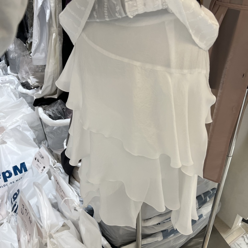 HOWFF韓國直郵實拍女士新品時尚休閑推薦半身裙中短裙荷葉邊HOWFF半身裙/中短裙圖色1