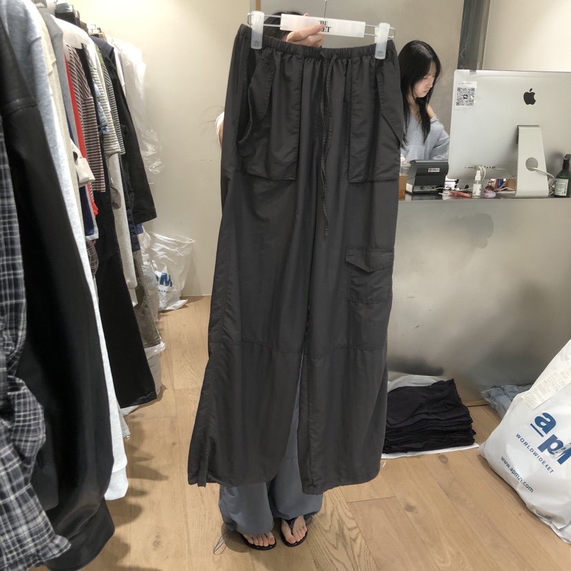 MEET ME韓國直郵實拍女士新款職業休閑時尚26春夏休閑褲MEET ME休閑褲圖色1