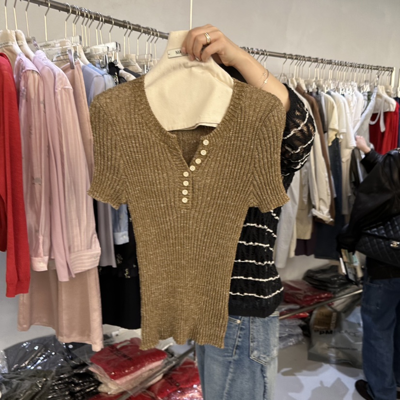 DOUBLE STANDARD/LE SMOKING/MAISONSTAFF韓國東大門代購女士新品熱賣針織衫MAISONSTAFF針織衫圖色2