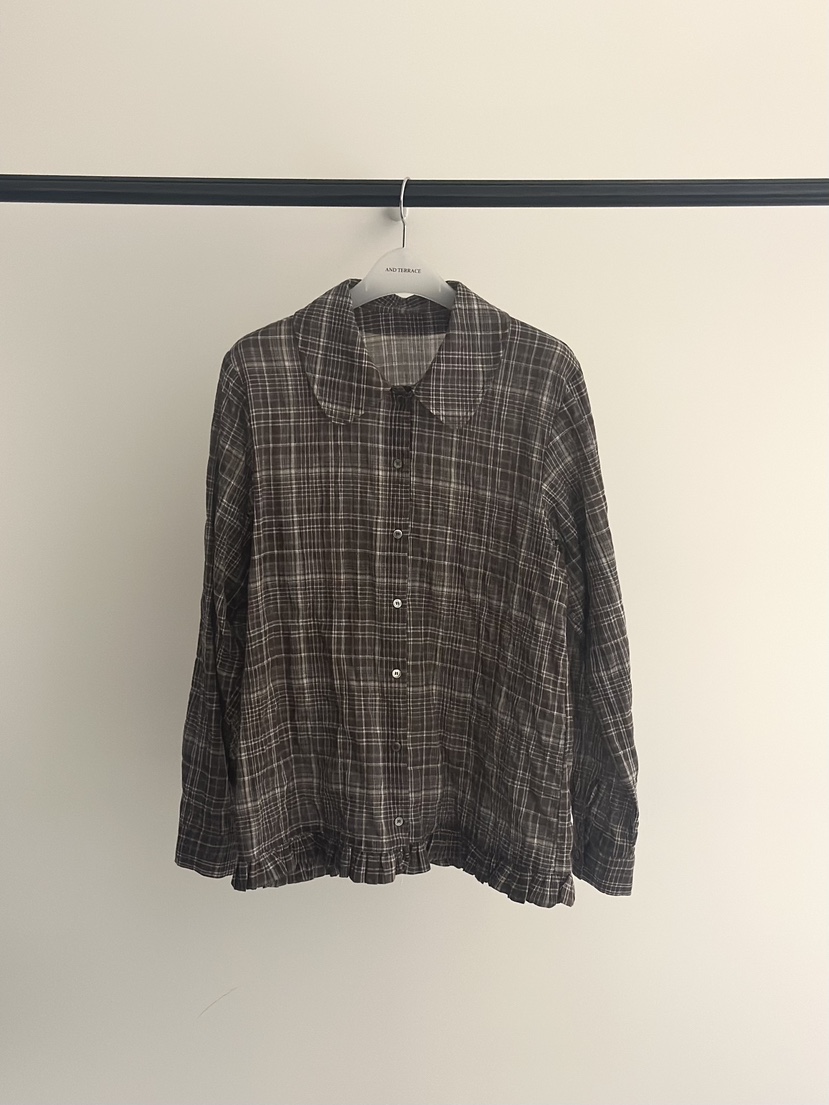 ANDTERRACE韓國直郵實拍女士新款推薦時尚人氣襯衫蕾絲衫ANDTERRACE襯衫/蕾絲衫圖色1