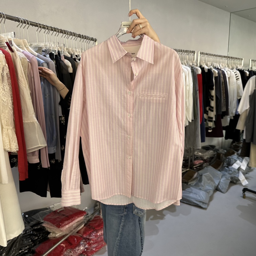 DOUBLE STANDARD/LE SMOKING/MAISONSTAFF韓國東大門直郵女士新品推薦襯衫蕾絲衫MAISONSTAFF襯衫/蕾絲衫圖色2