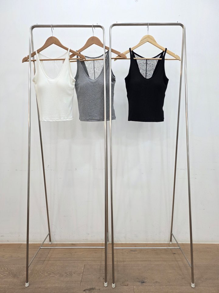 LE MIU韓國直郵女裝新品職業熱賣人氣休閑26春夏吊帶背心蕾絲LE_MIU吊帶/背心