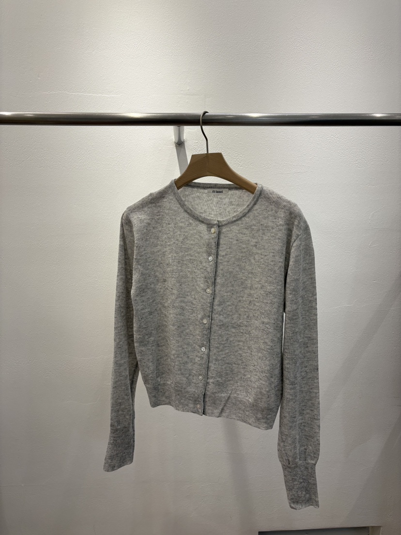 FL LANEL韓國代購女裝新款人氣26春夏熱賣針織衫亞麻開衫FL LANEL針織衫圖色2