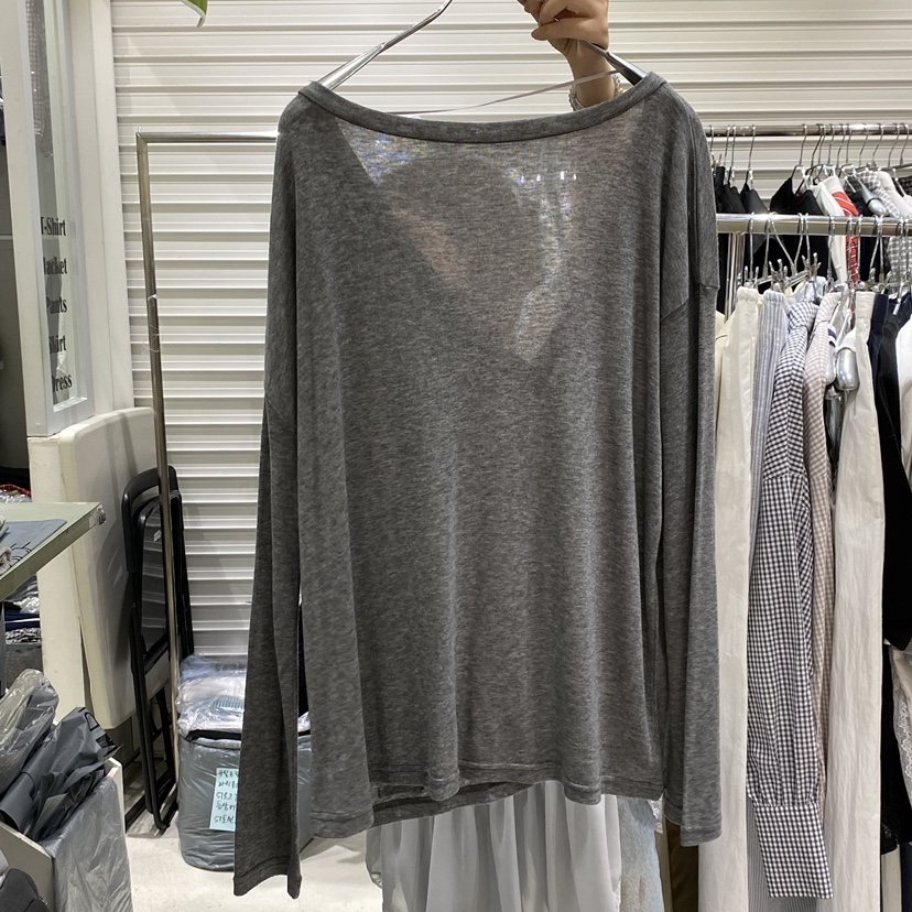 BRICKLANE韓國直郵女裝新品職業人氣休閑時尚26春夏長袖T恤BRICKLANE長袖T恤