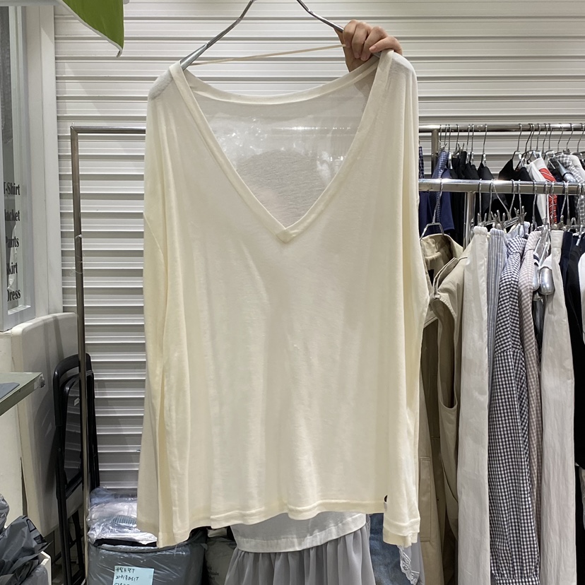 BRICKLANE韓國直郵女裝新品職業人氣休閑時尚26春夏長袖T恤BRICKLANE長袖T恤圖色3