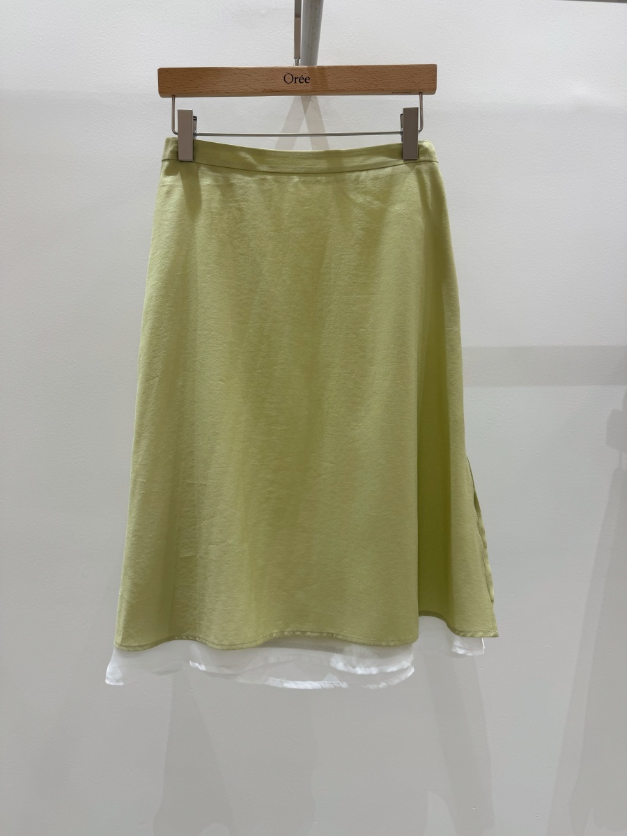 OREE韓國代購女士新品人氣職業休閑推薦時尚熱賣26春夏長裙OREE長裙圖色1