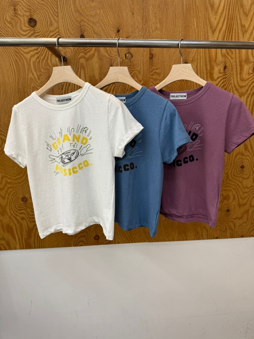 PROJECTVIEW韓國直郵實拍女士新款時尚熱賣職業人氣26春夏T恤PROJECTVIEWT恤