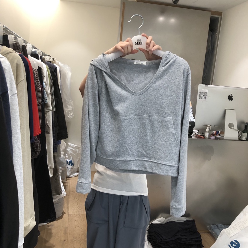 MEET ME韓國直郵實拍女裝新品休閑人氣熱賣時尚職業長袖T恤MEET ME長袖T恤圖色2