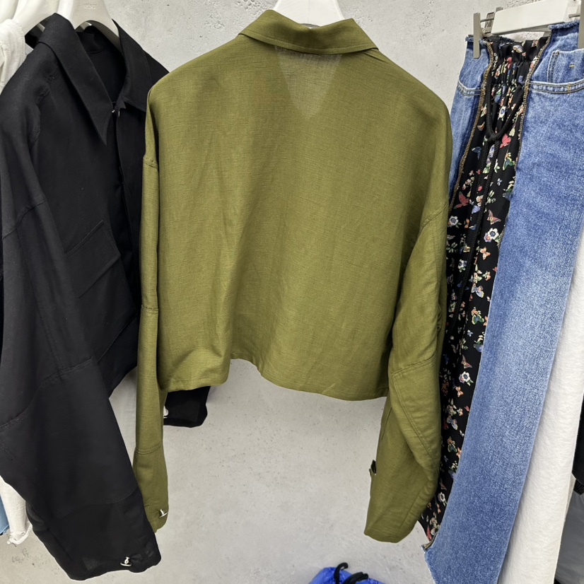 SIXTEEN韓國東大門代購女士新品熱賣職業人氣推薦夾克亞麻布SIXTEEN夾克