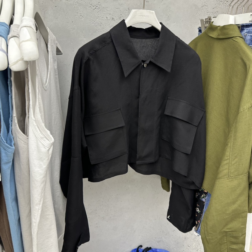 SIXTEEN韓國東大門代購女士新品熱賣職業人氣推薦夾克亞麻布SIXTEEN夾克圖色2