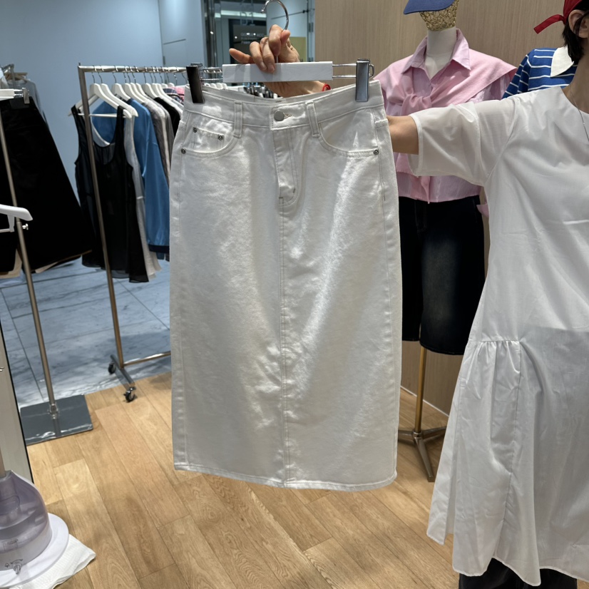 ZIPPER/STEADY韓國直郵女士新款26春夏休閑職業時尚長裙ZIPPER/STEADY長裙圖色1