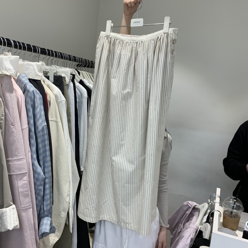 JINSIM韓國東大門代購女士新款推薦熱賣時尚休閑人氣長裙JINSIM長裙圖色1