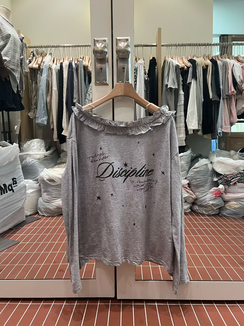 BE&amp;BE韓國東大門代購女士新款26春夏時尚職業長袖T恤BE&be長袖T恤圖色2