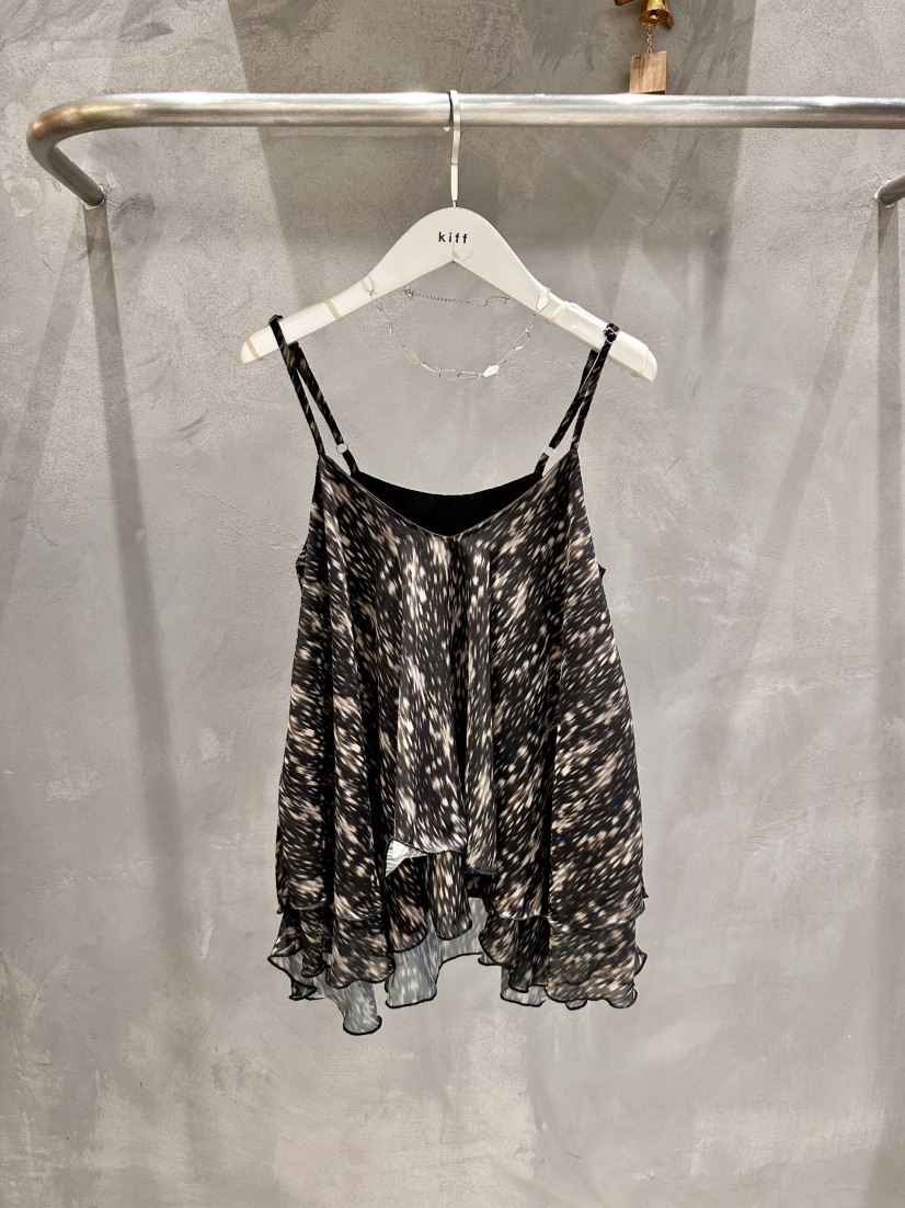 KIFF韓國東大門代購女裝新款推薦休閑時尚熱賣吊帶背心豹紋KIFF吊帶/背心圖色2