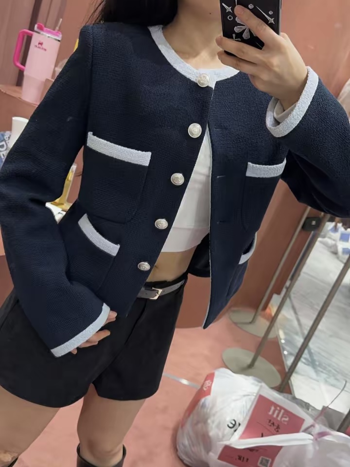SLIT韓國直郵實拍女裝新品推薦休閑26春夏時尚職業熱賣夾克SLIT夾克