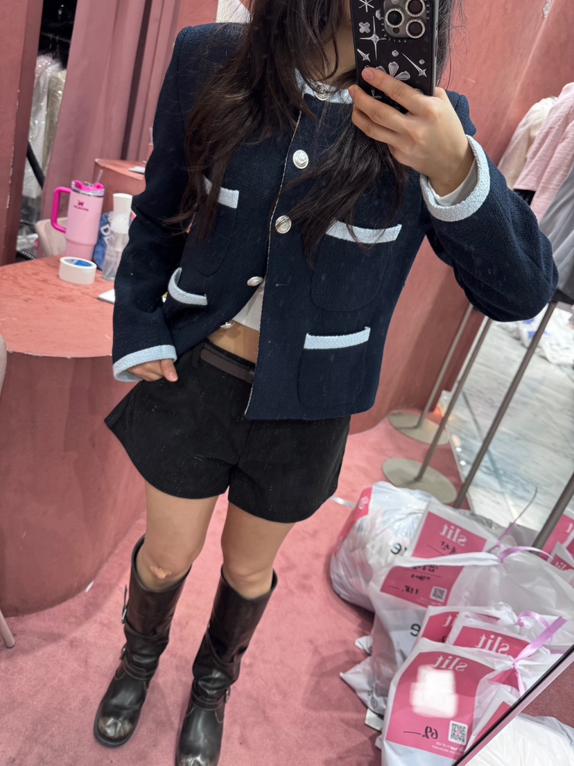 SLIT韓國直郵實拍女裝新品推薦休閑26春夏時尚職業熱賣夾克SLIT夾克