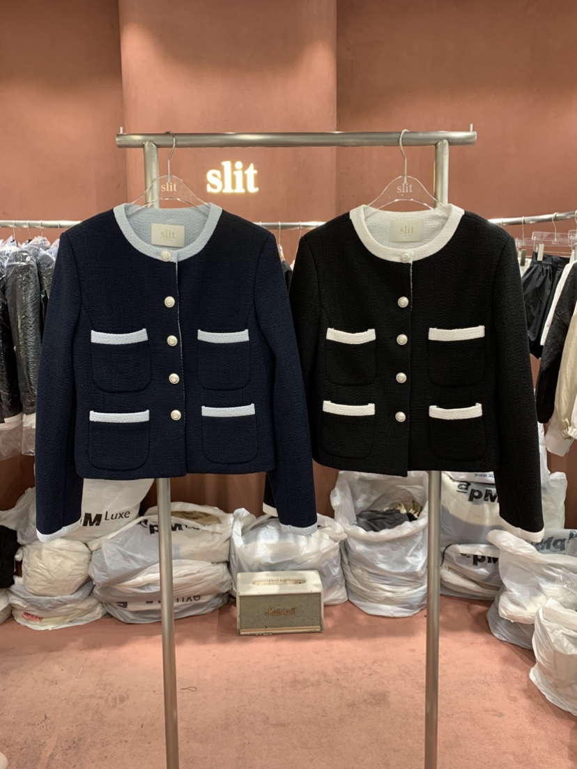 SLIT韓國直郵實拍女裝新品推薦休閑26春夏時尚職業熱賣夾克SLIT夾克
