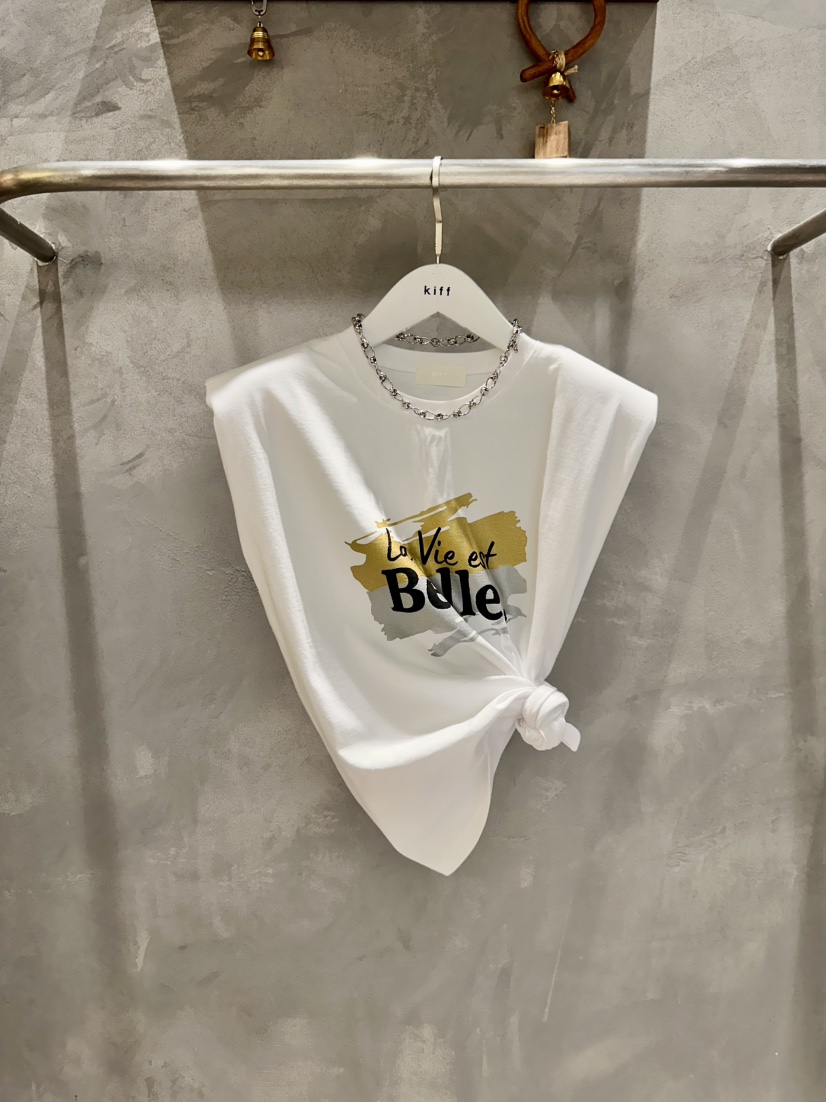 KIFF韓國直郵實拍女士新款休閑推薦職業吊帶背心不含項鏈KIFF吊帶/背心圖色1