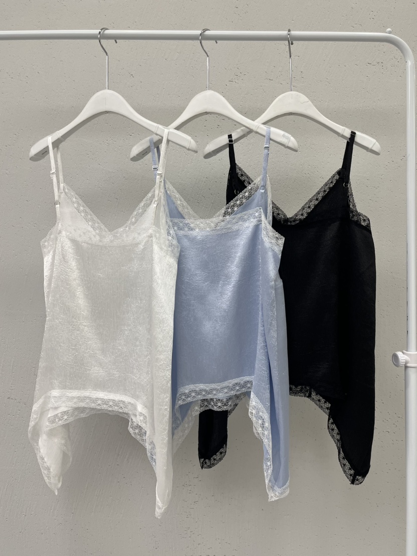 BEAMING SEOUL韓國東大門直郵女裝新款熱賣吊帶背心褶皺BEAMING SEOUL吊帶/背心