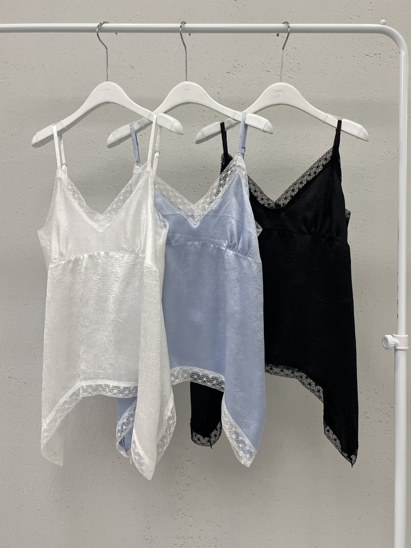 BEAMING SEOUL韓國東大門直郵女裝新款熱賣吊帶背心褶皺BEAMING SEOUL吊帶/背心