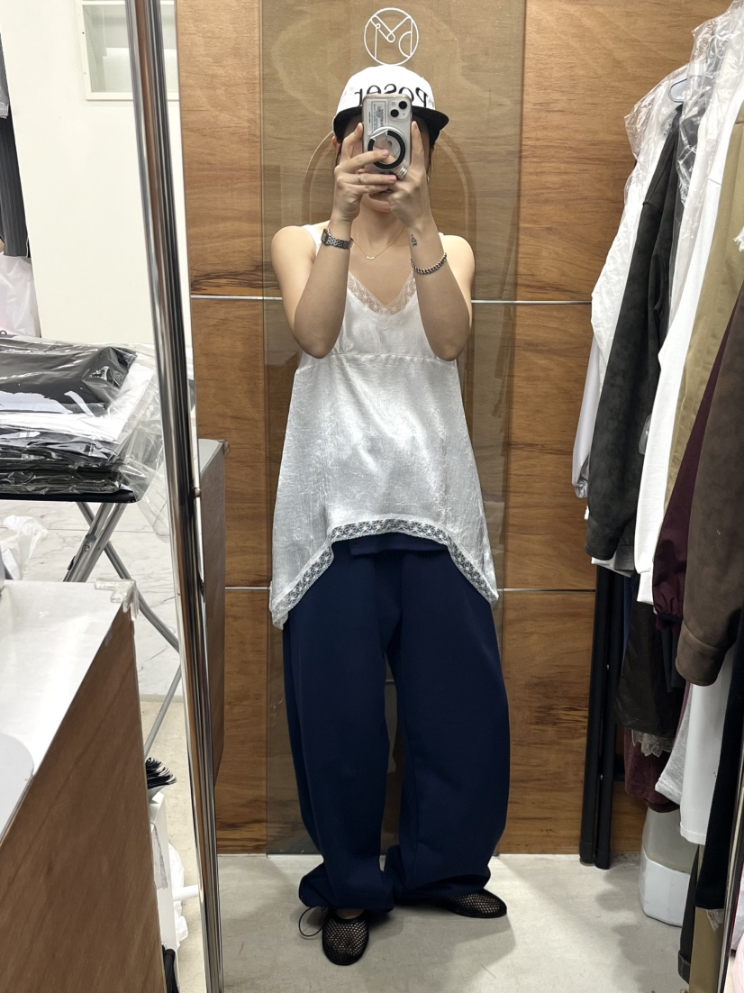 BEAMING SEOUL韓國東大門直郵女裝新款熱賣吊帶背心褶皺BEAMING SEOUL吊帶/背心