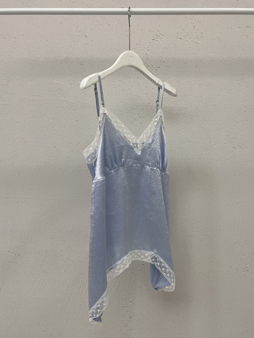 BEAMING SEOUL韓國東大門直郵女裝新款熱賣吊帶背心褶皺BEAMING SEOUL吊帶/背心圖色1