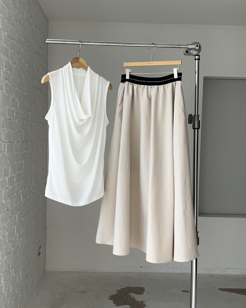 VERNI韓國直郵女士新品熱賣時尚人氣推薦休閑職業26春夏長裙VERNI長裙