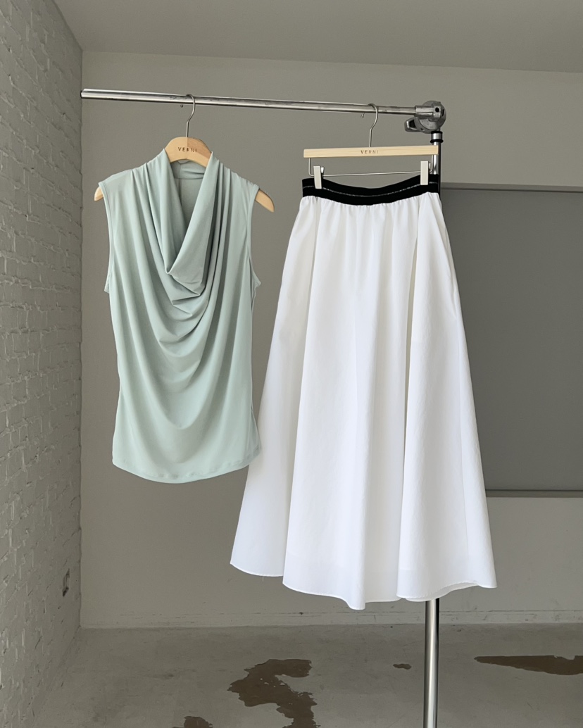 VERNI韓國直郵女士新品熱賣時尚人氣推薦休閑職業26春夏長裙VERNI長裙