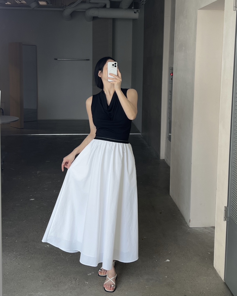 VERNI韓國直郵女士新品熱賣時尚人氣推薦休閑職業26春夏長裙VERNI長裙