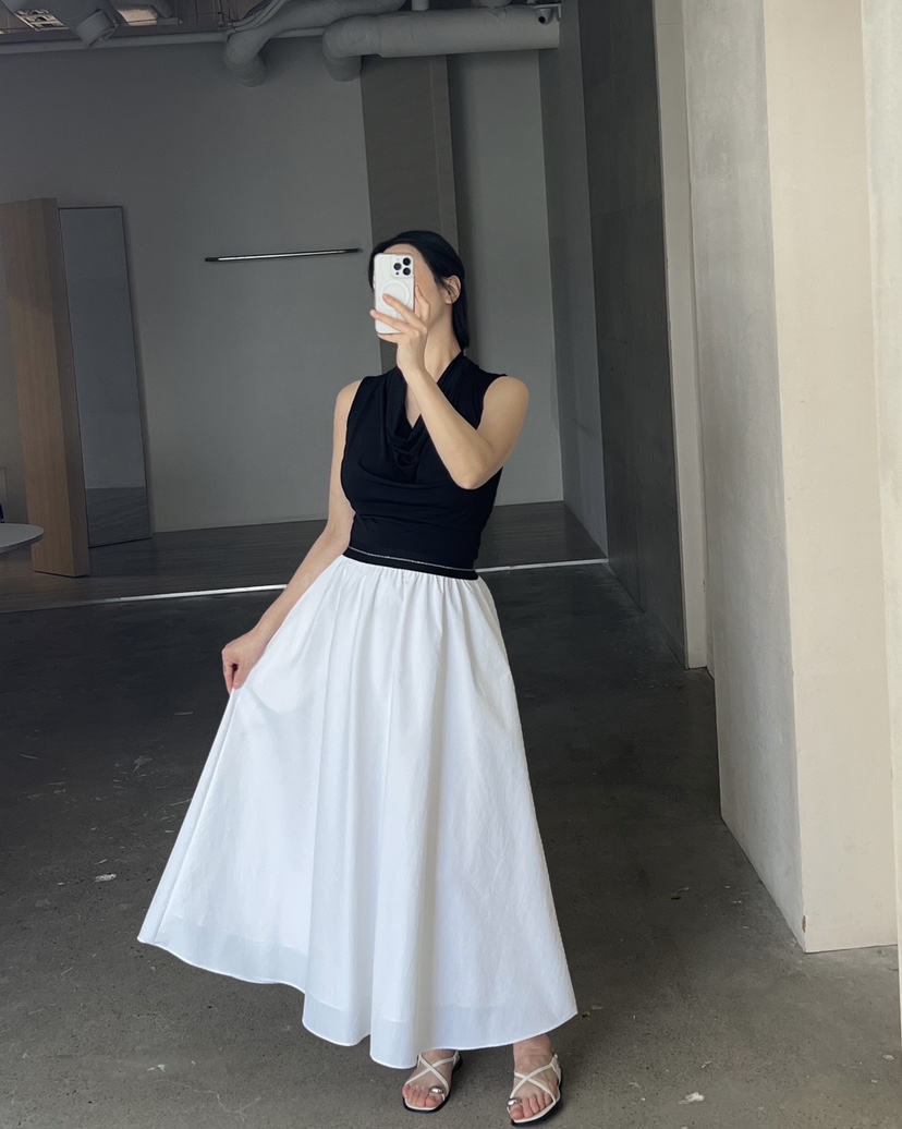 VERNI韓國直郵女士新品熱賣時尚人氣推薦休閑職業26春夏長裙VERNI長裙