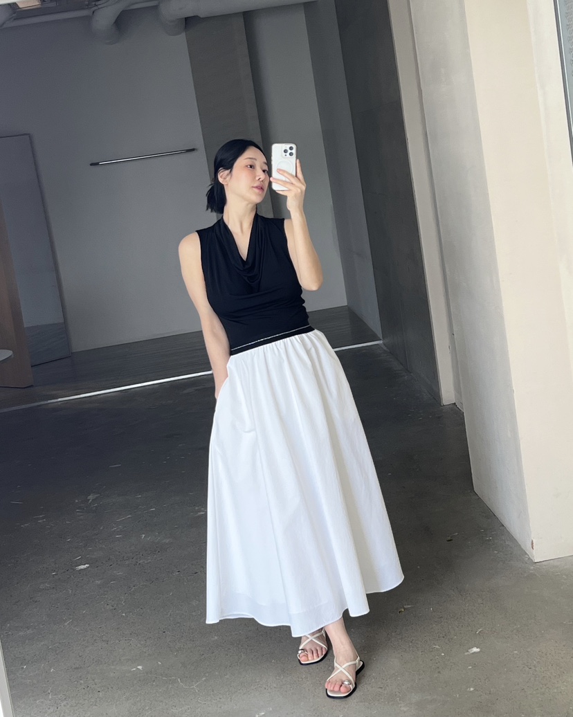 VERNI韓國直郵女士新品熱賣時尚人氣推薦休閑職業26春夏長裙VERNI長裙