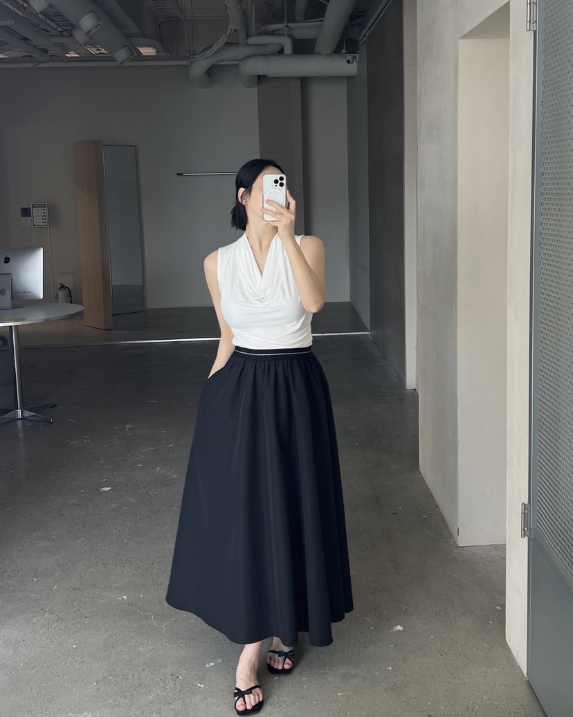 VERNI韓國直郵女士新品熱賣時尚人氣推薦休閑職業26春夏長裙VERNI長裙