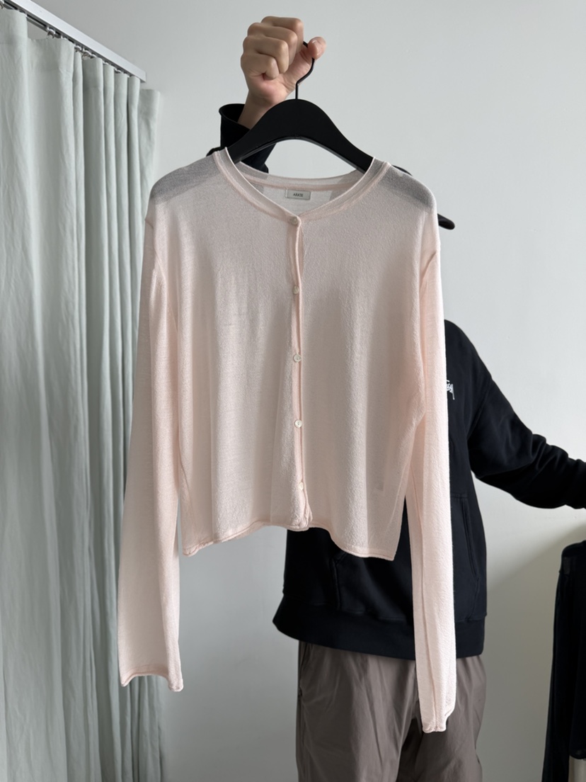 ARKIE/TAF韓國直郵女士新款推薦職業人氣時尚針織衫透明ARKIE/TAF針織衫圖色2