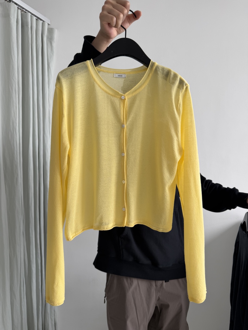 ARKIE/TAF韓國直郵女士新款推薦職業人氣時尚針織衫透明ARKIE/TAF針織衫圖色3