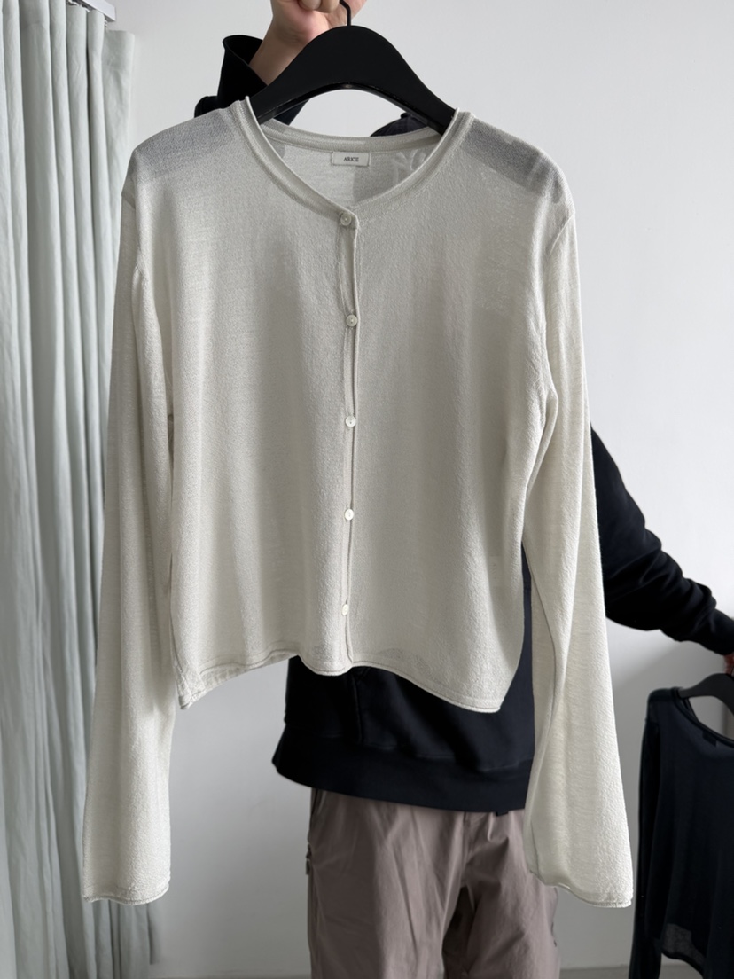 ARKIE/TAF韓國直郵女士新款推薦職業人氣時尚針織衫透明ARKIE/TAF針織衫圖色4