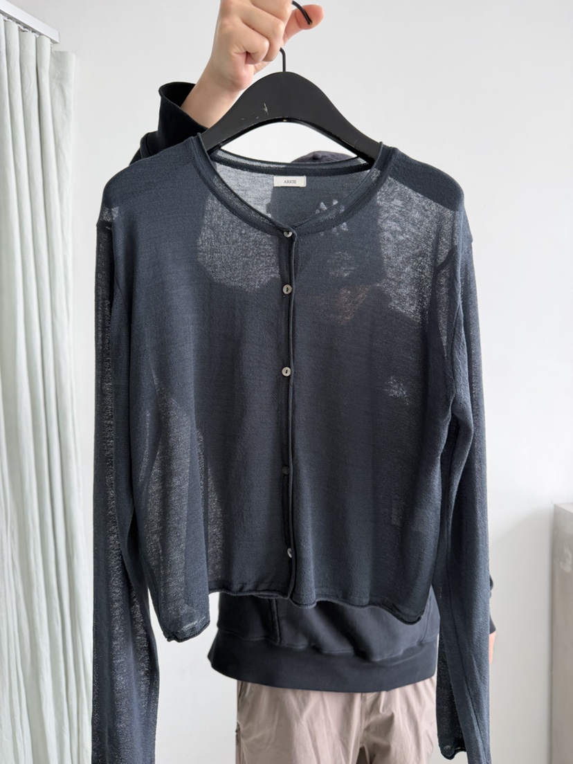 ARKIE/TAF韓國直郵女士新款推薦職業人氣時尚針織衫透明ARKIE/TAF針織衫圖色5