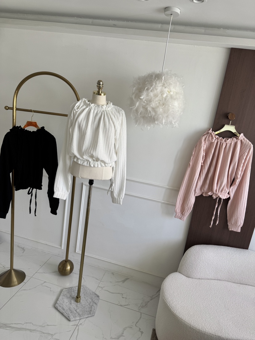 바츠韓國直郵實拍女裝新品休閑熱賣人氣推薦時尚襯衫蕾絲衫Vatz襯衫/蕾絲衫