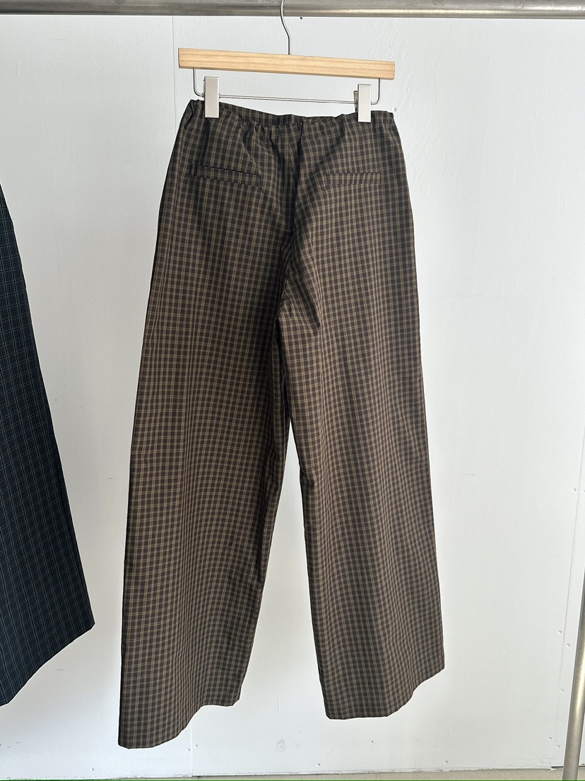 BLEECKER韓國直郵實拍女裝新款休閑職業時尚褲子格子棉質BLEECKER褲子