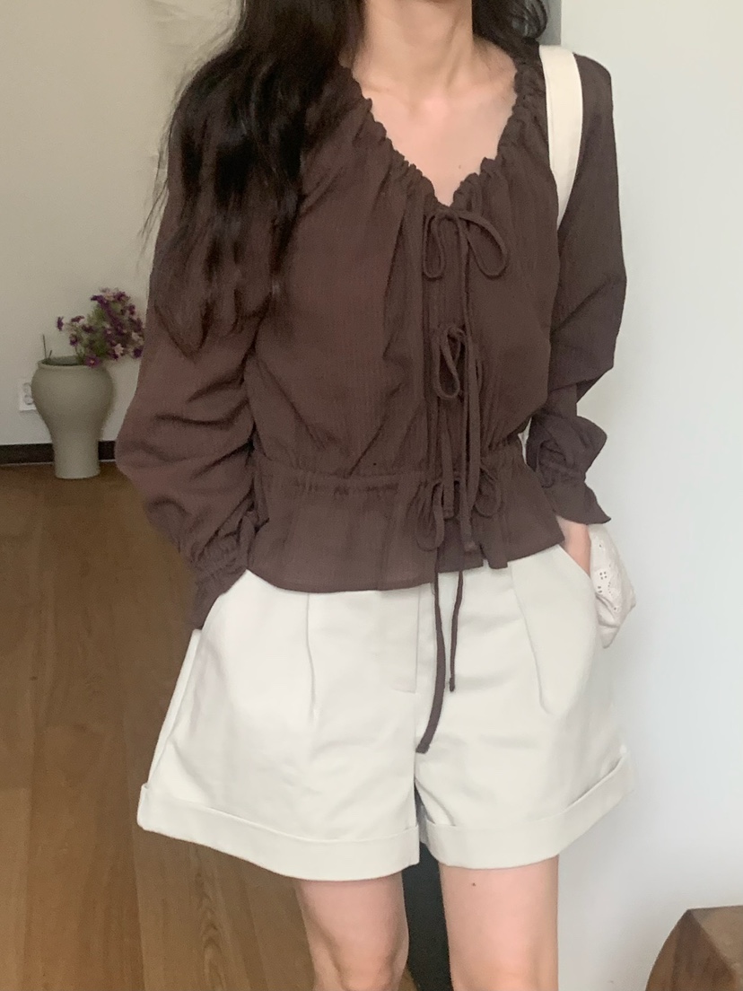 BLEECKER韓國東大門直郵女裝新款時尚熱賣推薦襯衫蕾絲衫BLEECKER襯衫/蕾絲衫