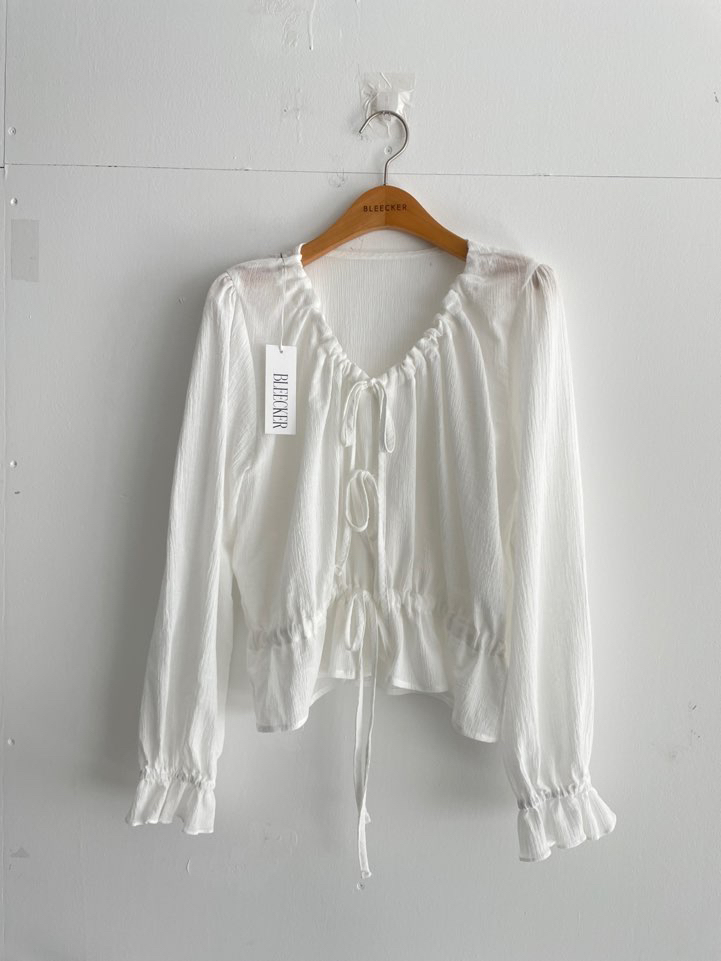 BLEECKER韓國東大門直郵女裝新款時尚熱賣推薦襯衫蕾絲衫BLEECKER襯衫/蕾絲衫圖色1